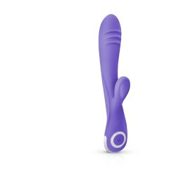   Good Vibes Only Fane Rabbit - Rechargeable vibrator with prong (purple)