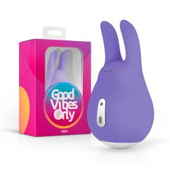   Good Vibes Tedy - Rechargeable bunny clitoral vibrator (purple)