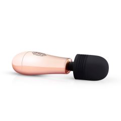  Rosy Gold Mini Wand - rechargeable massaging vibrator (rose gold)