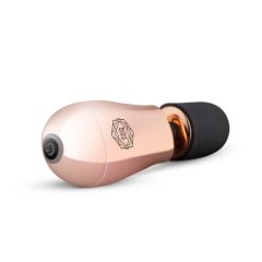   Rosy Gold Mini Wand - rechargeable massaging vibrator (rose gold)