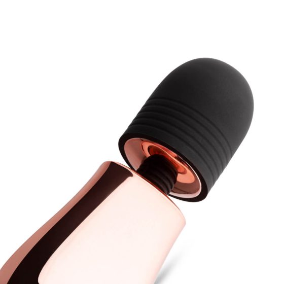 Rosy Gold Mini Wand - rechargeable massaging vibrator (rose gold)