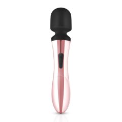   Rosy Gold Wand Curve - rechargeable massaging vibrator (rose gold)
