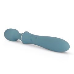   Bloom Orchid Wand - rechargeable massaging vibrator (turquoise)