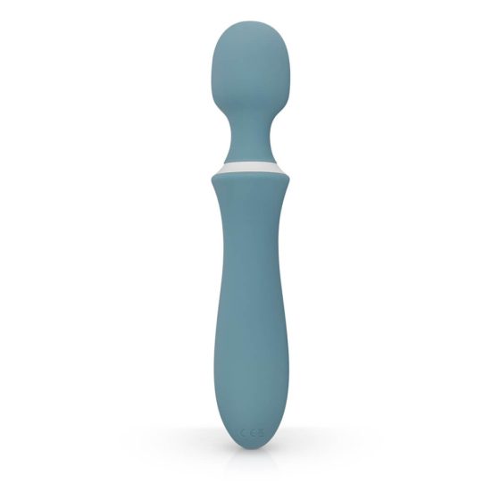 Bloom Orchid Wand - rechargeable massaging vibrator (turquoise)