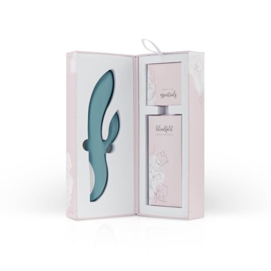 Bloom Violet Rabbit - rechargeable G-spot vibrator with spike (turquoise)