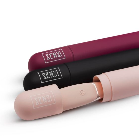 Senzi - Battery operated, waterproof clitoral vibrator (burgundy)