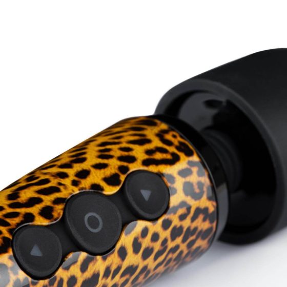 Panthra Shaka Wand - rechargeable massaging vibrator (leopard black)