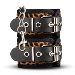   Panthra Gato - vibrator bondage set (8 pieces) - leopard black
