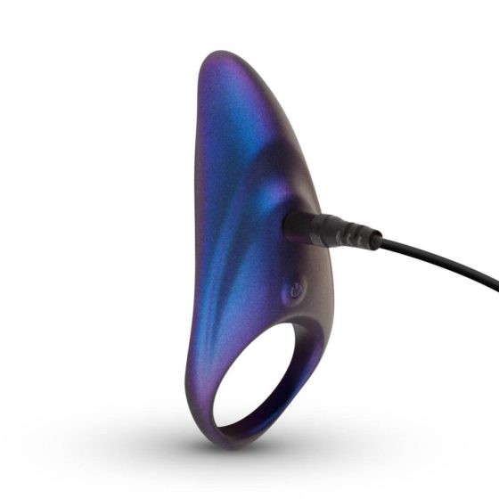 Hueman Neptune - Rechargeable, waterproof, radio vibrating penis ring (purple)