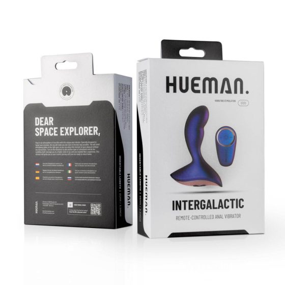 Hueman Intergalactic - Rechargeable Radio Anal Vibrator (purple)