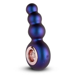   Hueman Outer Space - battery-operated, beaded anal vibrator with teething ring (purple)