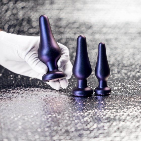 Hueman Comets - silicone anal dildo set (3 pieces) - purple