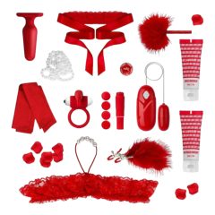   LoveBoxxx 14-Days of Love - luscious vibrator set for couples (red)