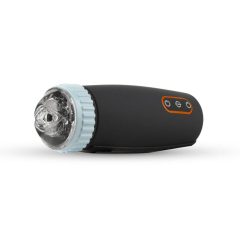   CRUIZR CM05 - Rechargeable, shock-suction masturbator (black-blue)