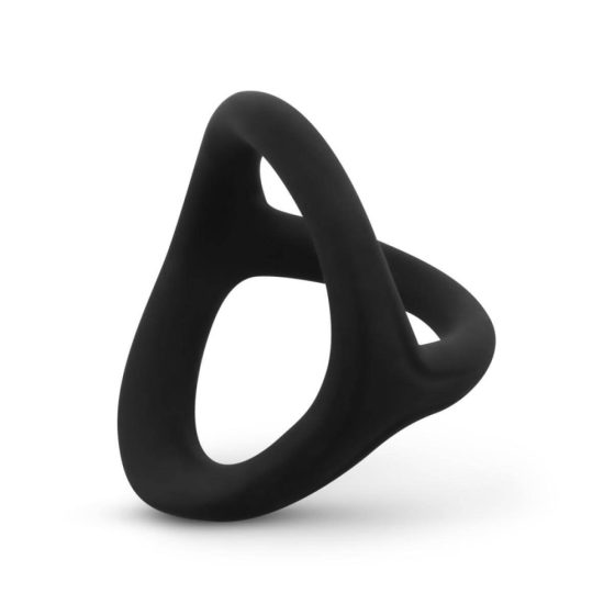 Easytoys Desire Ring - flexible penis and scrotum ring (black)