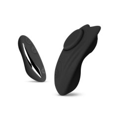   Easytoys Buzzy Butterfly - Rechargeable, radio controlled waterproof clitoral stimulator (black)