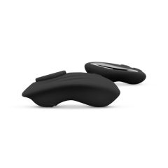   Easytoys Buzzy Butterfly - Rechargeable, radio controlled waterproof clitoral stimulator (black)