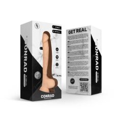   Real Fantasy Conrad - Rechargeable, battery-operated, lifelike vibrator (20cm) - natural