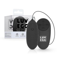 LUV EGG - rechargeable radio vibrating egg (black)