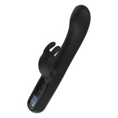   BLAQ - Rechargeable digital bunny vibrator with tickle lever (black)