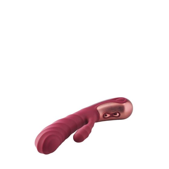 Dinky Jimmy K. Duo - rechargeable vibrator with wand (burgundy)