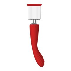   Red Revolution Georgia - Rechargeable G-spot vibrator and vaginal suction (red)