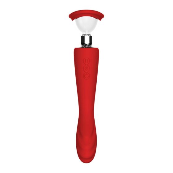 Red Revolution Georgia - Rechargeable G-spot vibrator and vaginal suction (red)