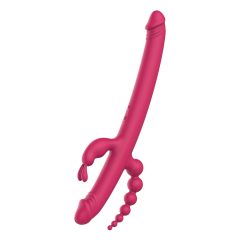   Dreamtoys Anywhere Pleasure Vibe - rechargeable 4 prong vibrator (pink)