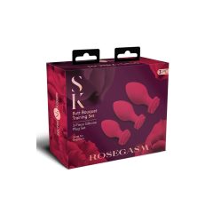 Secret Kisses Rosegasm - Anal Dildo Set - red (3 pieces)