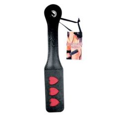 Sportsheets Impression - hearty, leather paddles (black-red)