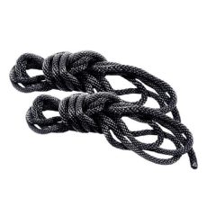 S&M - silky bongade rope set - black (2 pieces)