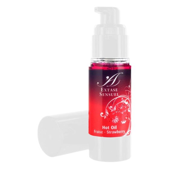 Extase Sensuel - warming massage oil - strawberry (30ml)
