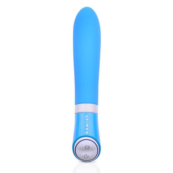 B SWISH Bgood Deluxe - Silicone rod vibrator (blue)