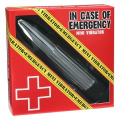 Open in case of emergency - rod vibrator (silver)