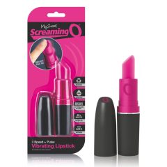 Screaming Lipstick - Lipstick Vibrator (black-pink)