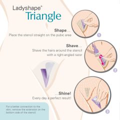 Ladyshape - shaved (triangle)