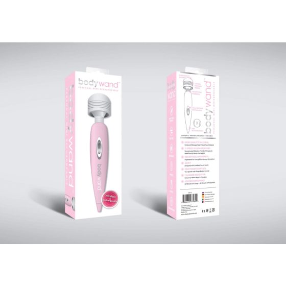Bodywand - small rechargeable massager vibrator (pink)