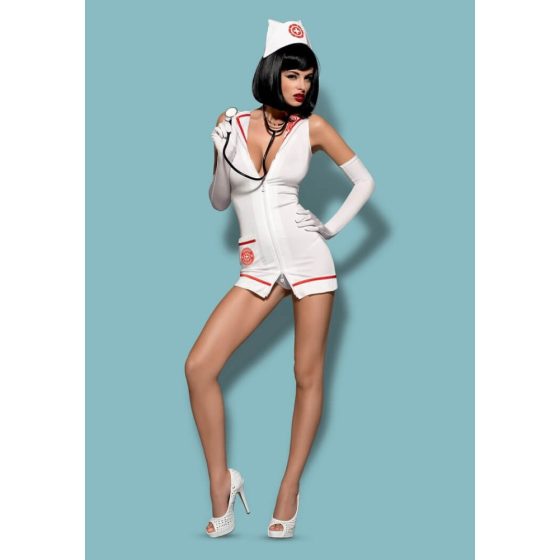Obsessive Emergency - nurse costume set - white (S/M)
