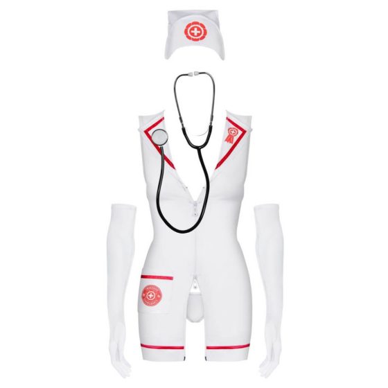 Obsessive Emergency - nurse costume set - white (S/M)