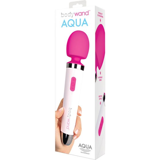 Bodywand Aqua Wand - waterproof massaging vibrator (white-pink)