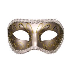 S&M - pre-shaped glitter eye mask (bronze)