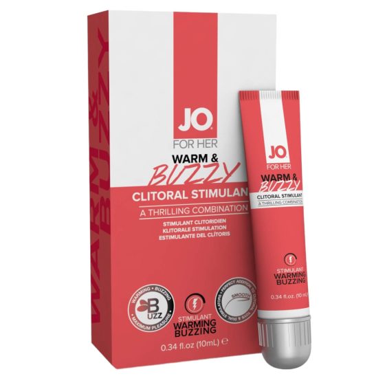 JO WARM & BUZZY - clitoris stimulating gel for women (10ml)