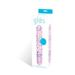 GLAS No. 94 - small spherical glass dildo (pink)