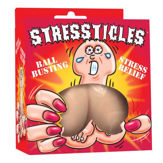 Stressticles - stress ball - testicles (natural)