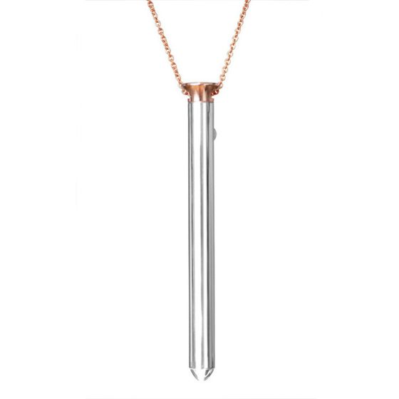Vesper - luxury vibrator necklace (rose gold)