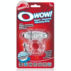 Screaming Owow - vibrating penis ring (translucent)