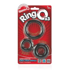 Screaming O - silicone penis ring set (3pcs)
