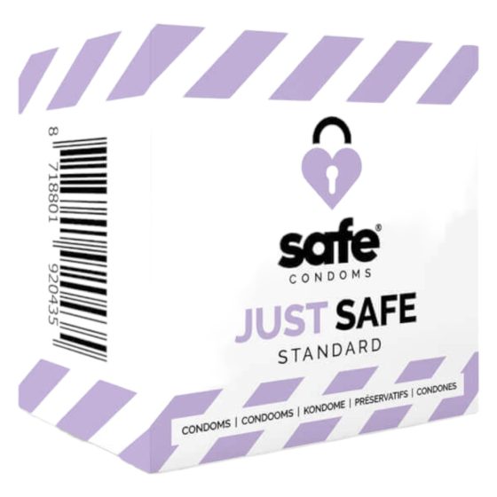 SAFE Just Safe - standard, vanilla condom (5pcs)