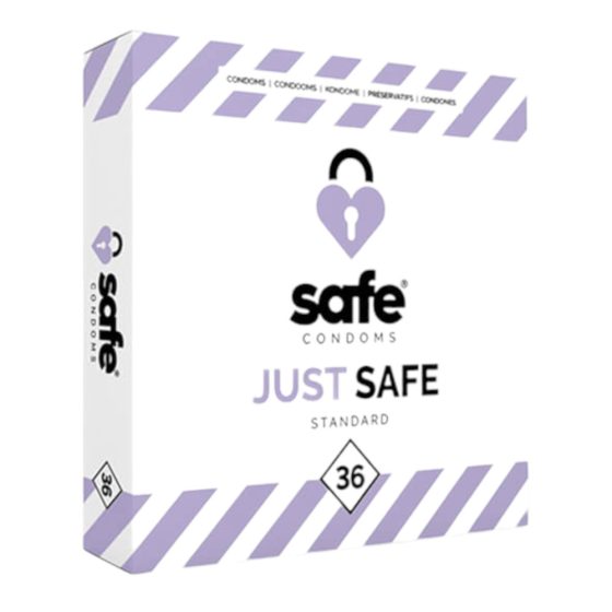 SAFE Just Safe - standard, vanilla condom (36pcs)