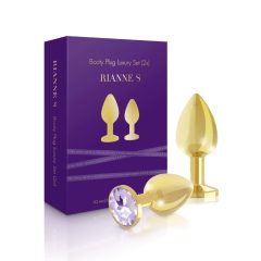 Rianne - 2 piece luxury anal set (gold)